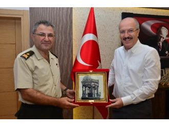 Tuğgeneral Tokel’den Kafaoğlu’na Veda Ziyareti