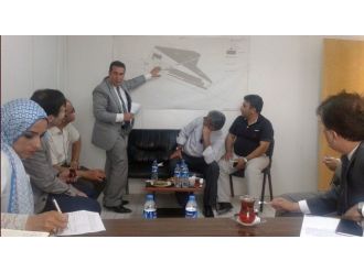 Aydemir Ve Taşkesenlioğlu Estp Başkanı Güvenli İle Lojistik Merkez’de İncelemelerde Bulundu