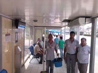 Akıllı Duraklara Hava Perdesi