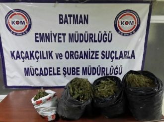 Batman’da 40 Kilo Uyuşturucu Ele Geçirildi