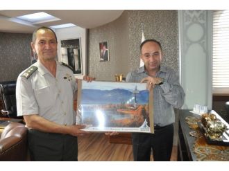 Korgeneral Temel’den, Üzülmez’e Ziyaret