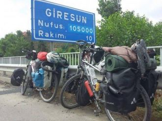 Dünya Turuna Çıkan Bisikletçiler Giresun’da