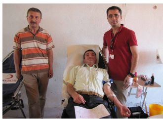 Hisarcık Kızılay Şubesinden Kan Bağışı Kampanyasına Destek