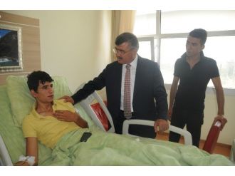 Belediye Başkanı Faruk Akdoğan Hastaları Ziyaret Etti