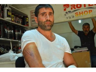 Türkiye Vücut Geliştirme Şampiyonuna Darp Anı Güvenlik Kamerasında