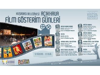 Kuşadası’nda Açıkhava Film Günleri Başlıyor