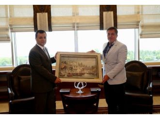 Pursaklar’dan Aym Başkanı’na Ziyaret