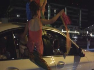 Düğün Konvoyunda Tehlikeli Seyir