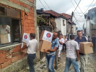 Tika Makedonya’daki Sel Felaketinin Yaralarını Sarıyor