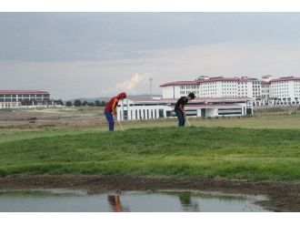 Yeni Golf Sahasında İlk Antrenman