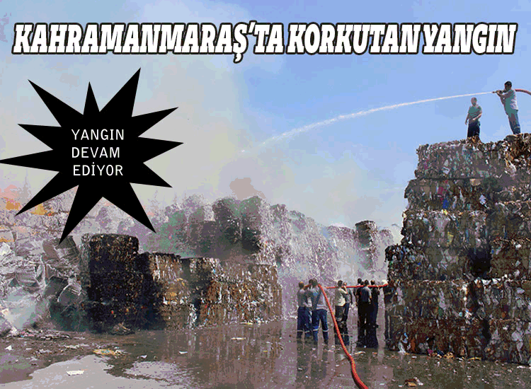 Atık Kağıt Fabrikasındaki Yangın Devam Ediyor