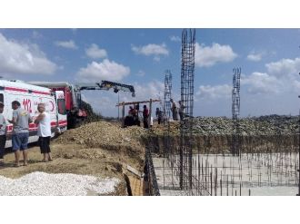 Su Kuyusunda Çalışırken Üzerine Vinç Düştü