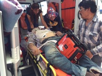 5. Kattan Düşen İnşaat İşçisi Ağır Yaralandı