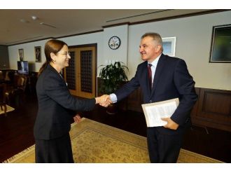 Rektör Elmas, Bakan Ayşenur İslam’ı Ziyaret Etti