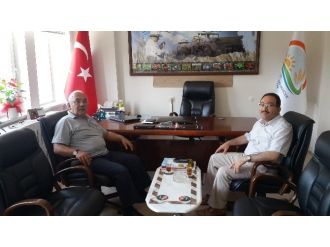 Emekliye Ayrılan Vali Yardımcısı Çınar’dan İl Gıda Tarım Ve Hayvancılık İl Müdürlüğüne Ziyaret