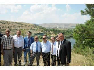 Vali Kolat Kapulukaya Barajında İncelemede Bulundu