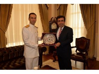 Vali Güzeloğlu’na Tuğamiral İncioğlu’ndan Ziyaret