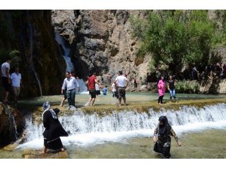Günpınar Şelalesi’ne İlgi Büyük