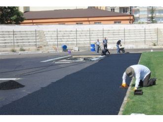 Kemal Kaynaş Stadyumunda Atletizm Pistinin Yapımına Başlandı