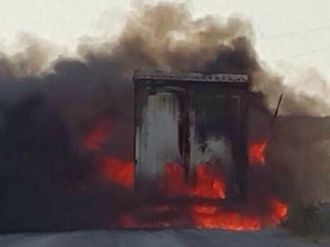 Pkk 5 Kamyonu Yaktı