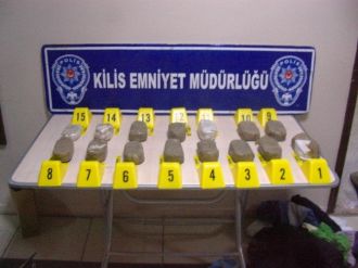 7 Bin 263 Gram Takoz Esrar Ele Geçirildi