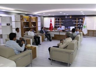 Rektör Alkan Başkan Şahiner’i Ziyaret Etti