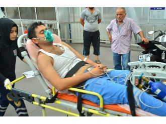 Tinerden Zehirlenen İşçi Hastaneye Kaldırıldı