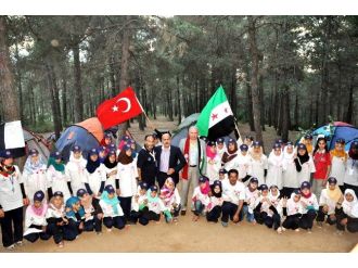 Çadır Kenttin Başarılı Öğrencileri İzci Kampında