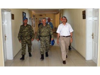 Komutanlardan Kaymakam Erkan Ve Başkan Aksoy’a Ziyaret