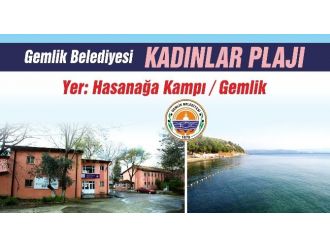 Kadınlar Plajı Hizmete Girdi