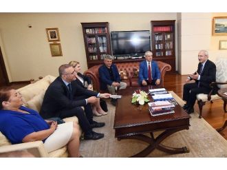 Kılıçdaroğlu, Tmmob, Disk, Kesk Ve Ttb Başkanlarını Kabul Etti