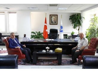 İl Jandarma Komutanı Şimşiroğlu’ndan Elmas’a Veda Ziyareti