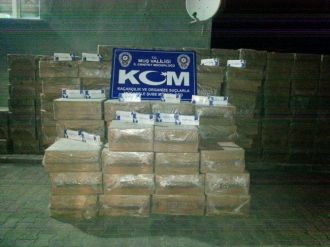 Muş’ta Kaçak Sigara Operasyonu