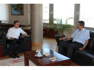 Kaymakam Özer’den, Başkan Yemenici’ye İadeyi Ziyaret