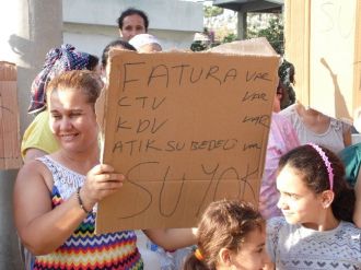 Samandağ’da Su Protestosu