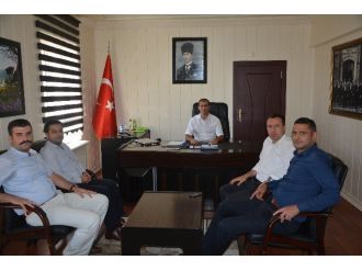 Tut Kaymakamı Aksu’ya Kaymakamlardan Ziyaret