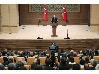 Cumhurbaşkanı Erdoğan, Muhtarlarla Buluştu