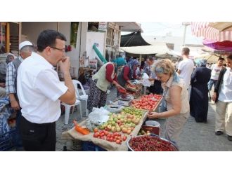 Burhaniye’de Organik Ürünler İlgi Gördü