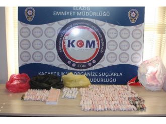 Elazığ’da 194 Fişek Esrar Ele Geçirildi