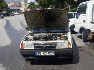 Eskişehir’de Oto Yangını