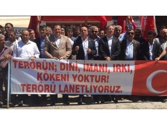 Korucular, Kundaklama Olayını Protesto Etti