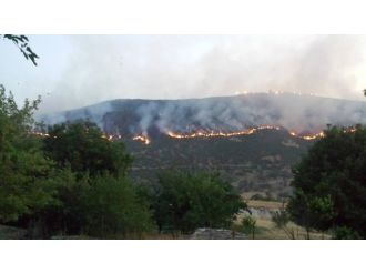 Yayladere’deki Yangın İki Gündür Söndürülemiyor