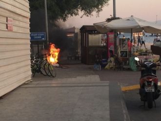 Sinop’ta Elektrik Panosu Alev Aldı