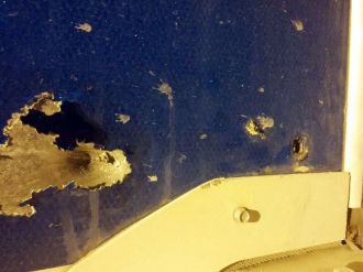 Polis Aracına Silahlı Saldırı