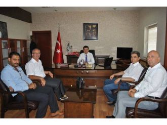 Başkan Kale’den, Kaymakam Sürücü’ye Hoşgeldin Ziyareti