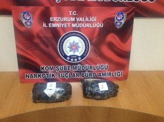 Erzurum’da 1 Kilo 35 Gram Eroin Ele Geçirildi
