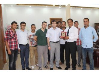 Viranşehir Osmanlı Eğitim Ocaklarından Kaymakam Citer’e, Teşekkür Ziyareti