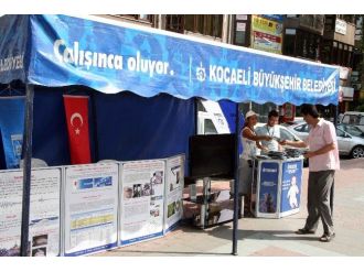 Büyükşehir 17 Ağustos’ta Yürüyüş Yolu’nda Stant Açıyor