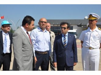 Kocaeli Valisi Hasan Basri Güzeloğlu, Cengiz Topel Havalimanında İncelemelerde Bulundu