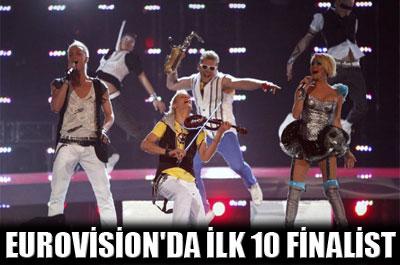 Eurovisionda ilk 10 finalist 